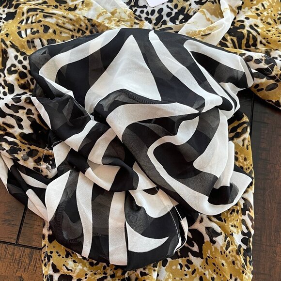 India Rose Wilde Belted Cardigan Kaftan Coverup Kimono Duster - Picture 7 of 11